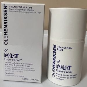 OLE Henriksen PHAT Glow Facial™ Transform Plus Mask 50mL / 1.7 Fl Oz NEW IN BOX
